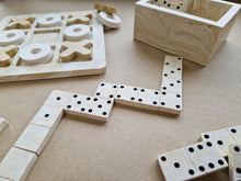 Load image into Gallery viewer, Albert and Jasper - Games Bundle (Dominoes and Noughts and Crosses) - Jesmonite
